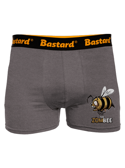 ZomBee - sárga boxeralsó Gray Melange
