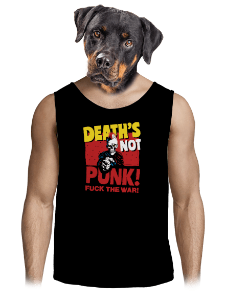 Death's not punk férfi trikó Black