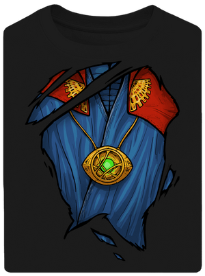 Doctor Inside unisex túlméretezett póló Black