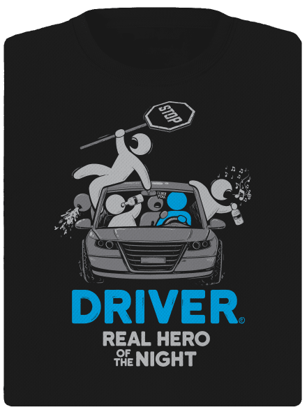 Driver női sportpóló Black