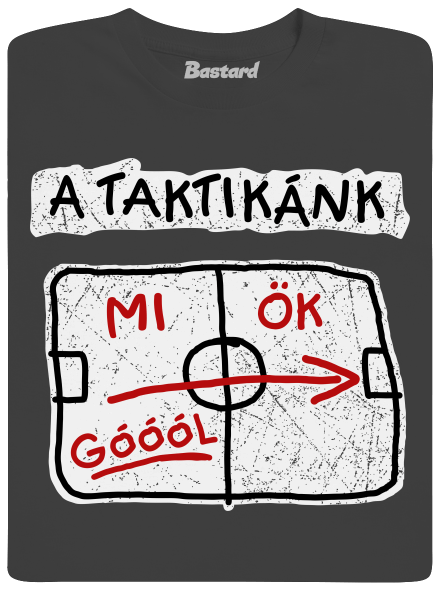 A taktikánk férfi hosszú ujjú póló Dark Grey