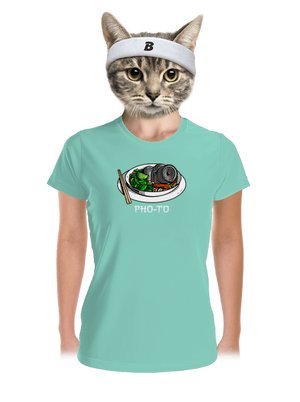 Pho-to női sportpóló Mint Mal