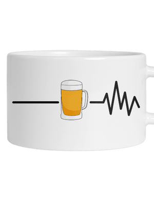 Beer help macaron bögre White