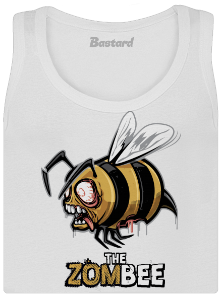 ZomBee - sárga klasszikus női trikó White