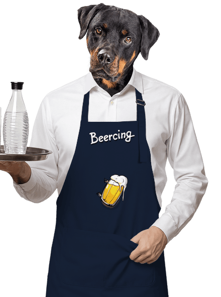 Beercing kötény Navy