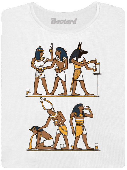 Egyiptomi parti női póló White