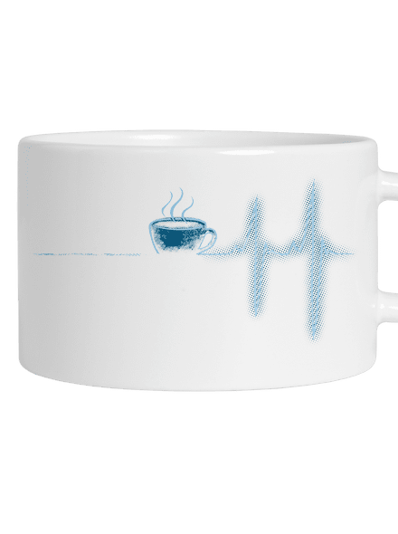 Coffee help macaron bögre White