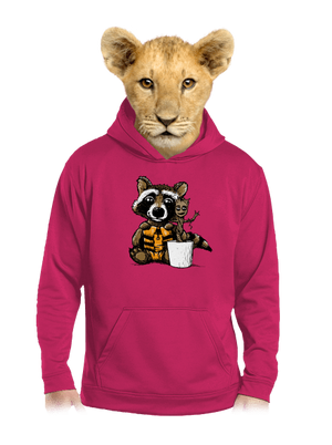 A galaxis őrzői gyerek kenguruzsebes pulóver Hot Pink