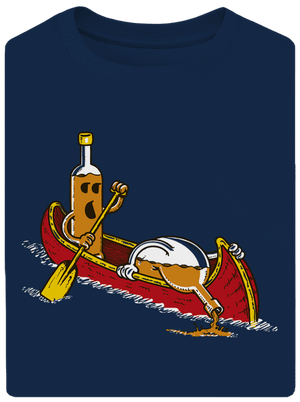 Rumivók unisex túlméretezett póló Midnight Blue