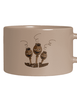 Mák macaron bögre Brown Macaron