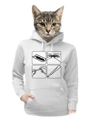 női kenguruzsebes pulóver