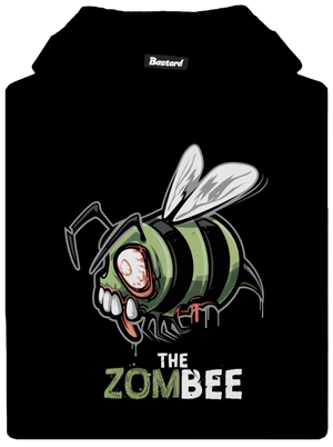 ZomBee gyerek kenguruzsebes pulóver Black