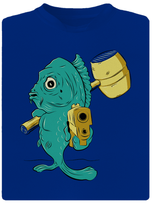 Utolsó karácsony este férfi sportpóló Royal Blue Mal