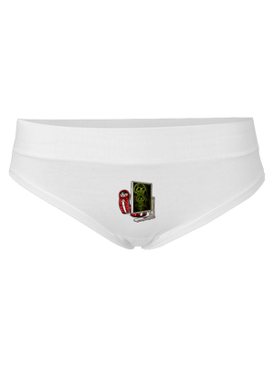 Röntgen Matryoshka női bugyik White