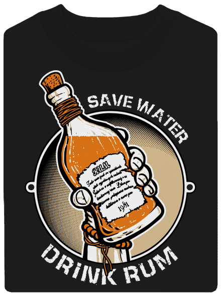 Save water unisex crewneck Black