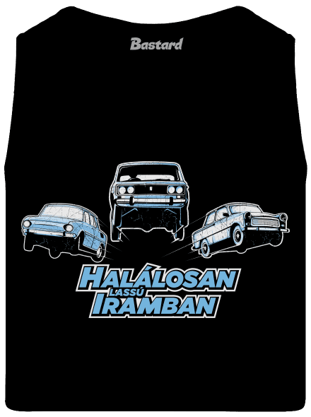 Halálosan lassú iramban férfi trikó Black