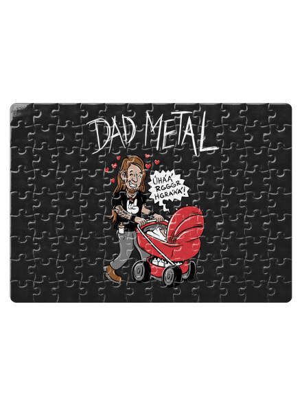 Dad metal kirakós White
