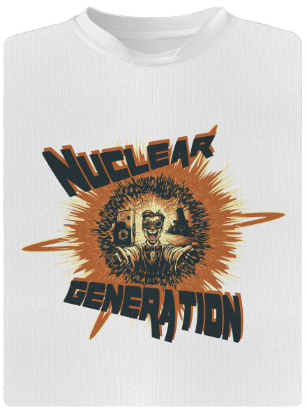 Nuclear generation 2 férfi sportpóló White