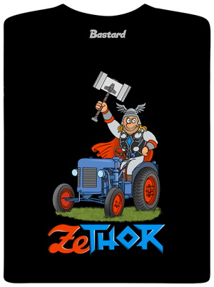 ZeThor férfi hosszú ujjú póló Black