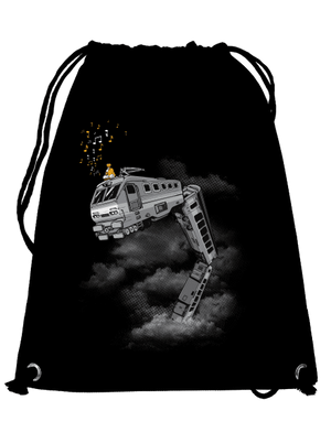 Snake Train hátizsák Black