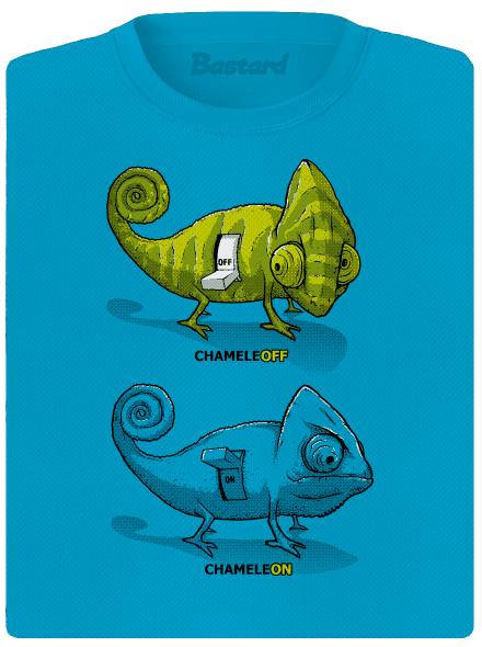 ChameleON ChameleOFF női sportpóló Blue Atol