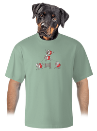unisex túlméretezett póló