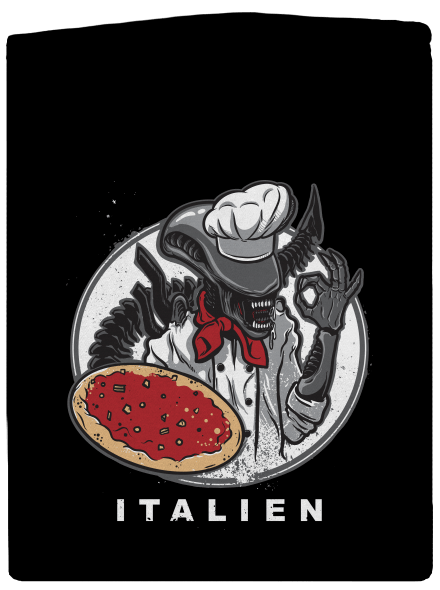 Italien cipzáras női pulóver Black