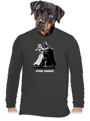 Star dance férfi hosszú ujjú póló Dark Grey