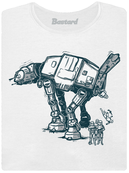 AT-AT prémium női póló White