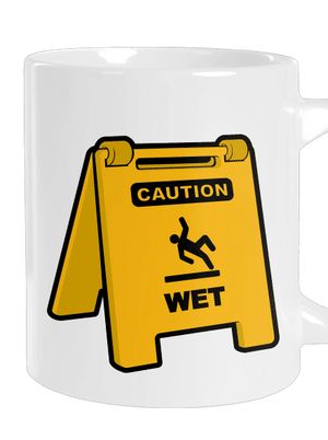 Wet nagy bögre White