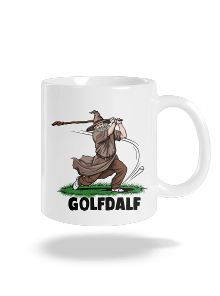 Golfdalf hagyományos bögre White