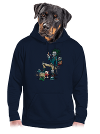 férfi kenguruzsebes pulóver