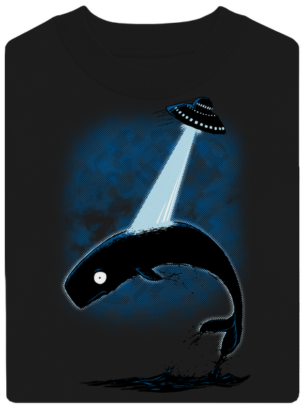 Big fish unisex crewneck Black