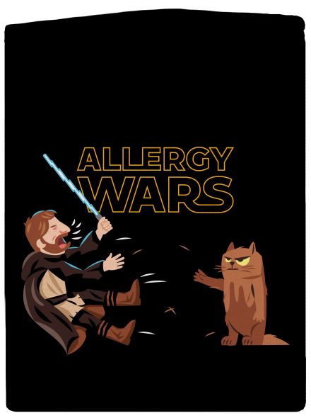Allergy Wars cipzáras női pulóver Black
