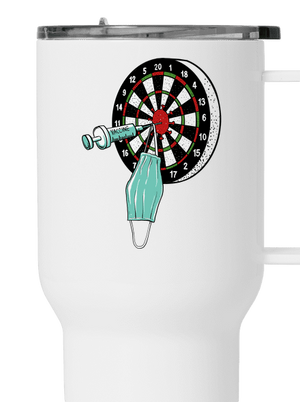 Közbelépés termosz bögre White