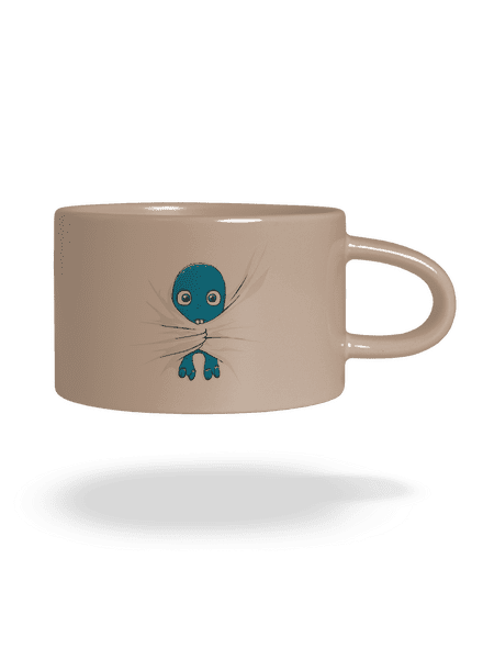 Szellem macaron bögre Brown Macaron