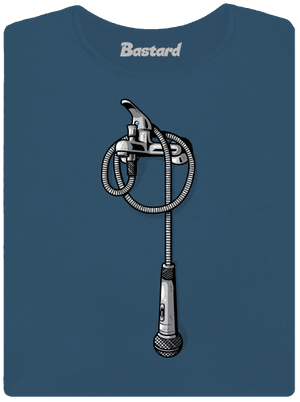 A zuhanny alatt prémium női póló Petrol Blue