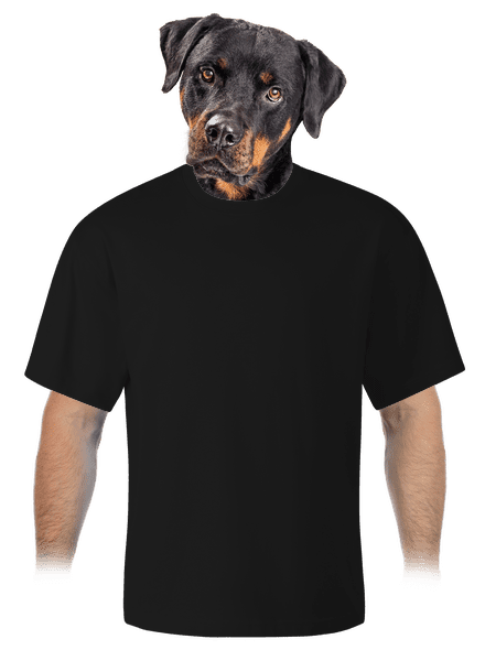 Nyomtatás nélkül unisex túlméretezett póló Black