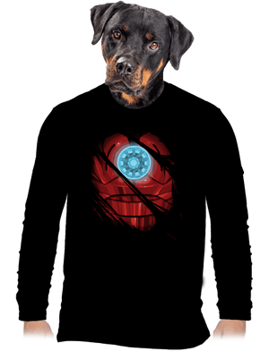 Ironman férfi hosszú ujjú póló Black