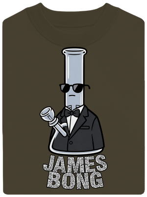 James Bong unisex crewneck Urban Khaki