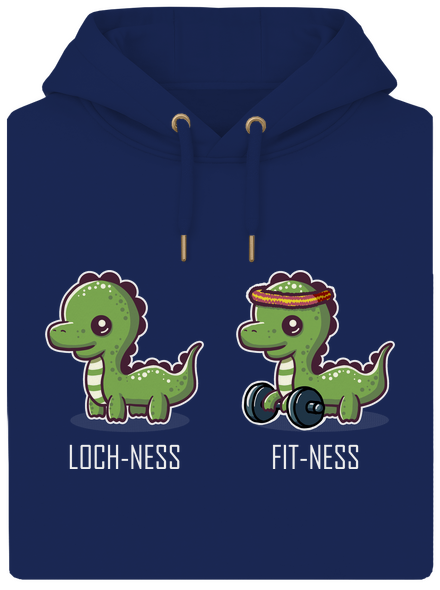 Fit-ness unisex prémium pulóver Navy