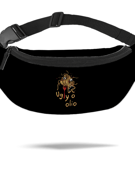 Ugly o olio övtáska Black