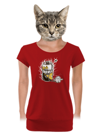 női póló elasztikus alsó szegéllyel