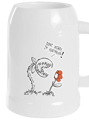 Vegetáriánus söröskorsó White