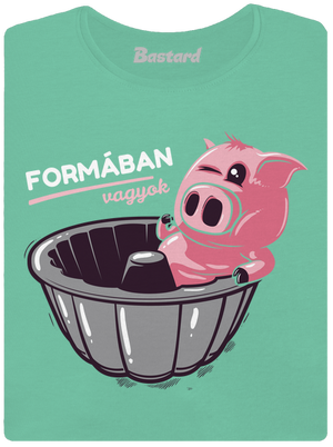 Formában prémium női póló Mint Mal