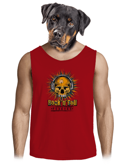 Rock'n'Roll forever férfi trikó Red