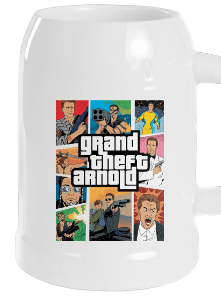 Grand Theft Arnold söröskorsó White