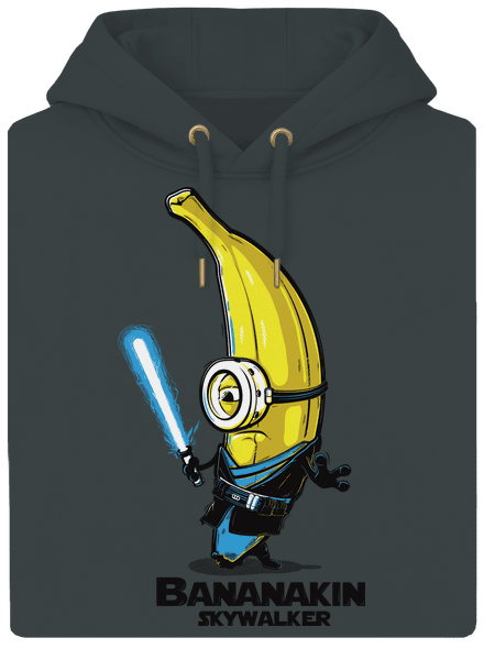 Bananakin Skywalker unisex prémium pulóver Charcoal
