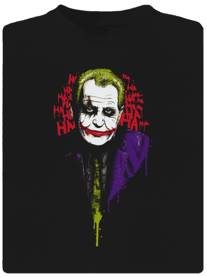 Zeman Joker férfi sportpóló Black