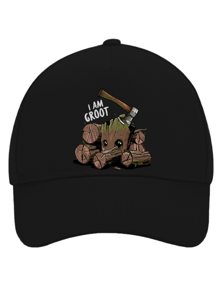 I Am Groot baseballsapka Black